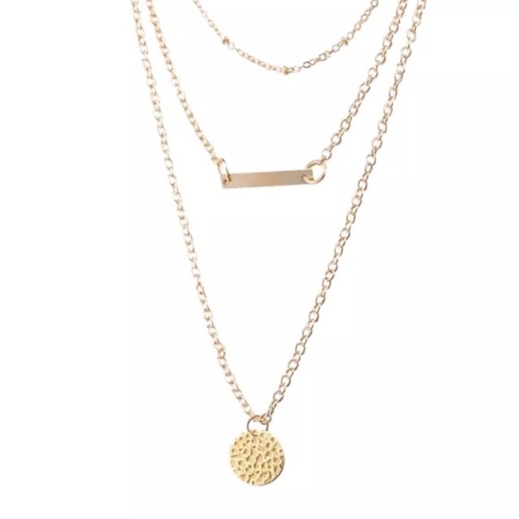 Layer Bar Necklace - Picture 3 of 6